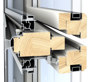 Fenestra kaksipuitteinen puualumiini ikkuna PASSIVE PLANO