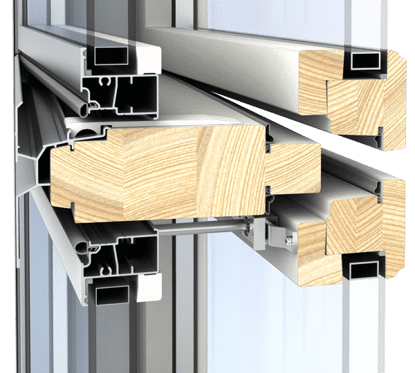 Fenestra kaksipuitteinen puualumiini ikkuna PREMIUM