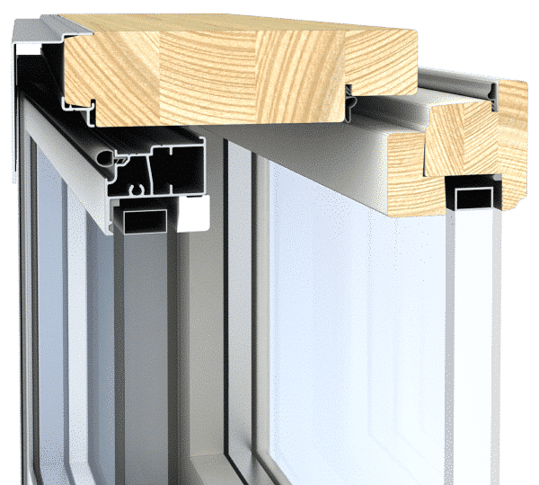 Fenestra kaksipuitteinen puualumiini ikkuna PREMIUM