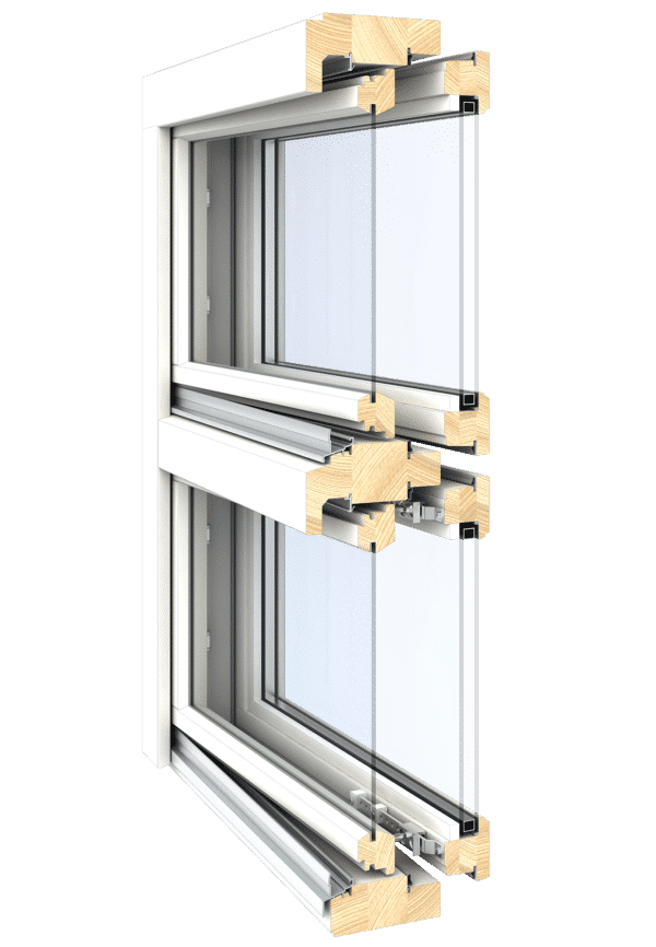 Fenestra kaksipuitteinen puuikkuna BASIC