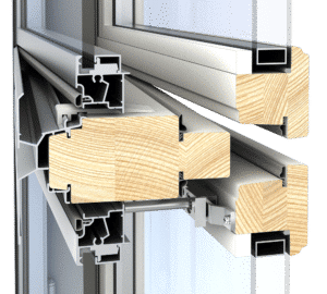 Fenestra kaksipuitteinen puualumiini ikkuna PRIMUS PLANO