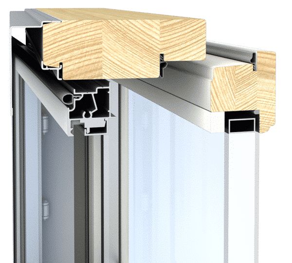 Fenestra kaksipuitteinen puualumiini ikkuna PRIMUS PLANO